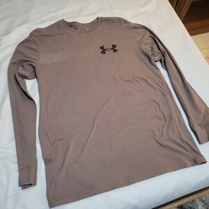 Under Armour Men's Long Sleeve Shirt - Gray Size Meduim